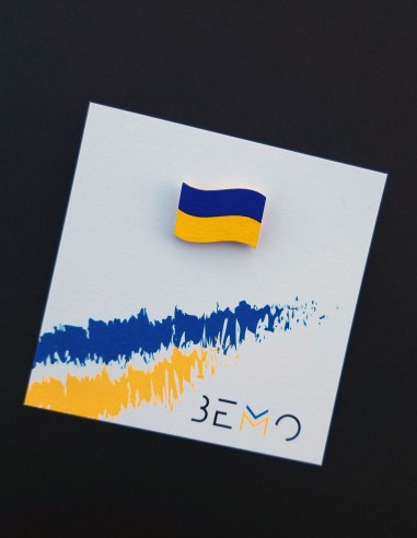 Įsegamas ženkliukas UKRAINA